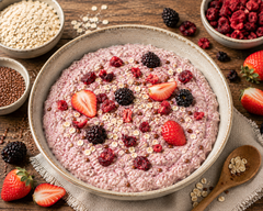 Porridge mit Cranberries, Erdbeeren und Brombeeren, 220 Gramm