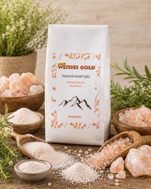 WEISSES GOLD® Naturkristall-Salz, Feinkorn, EU