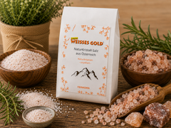 WEISSES GOLD® Naturkristall-Salz, Feinkorn, Österreich