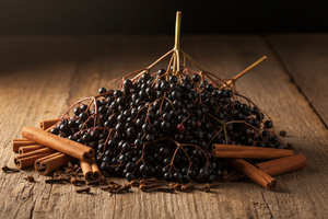 frische holunderbeeren